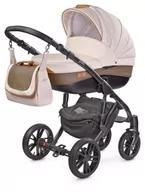 Wózki dziecięce - Camini IKS-2 Mucha Beige, 2w1 - miniaturka - grafika 1