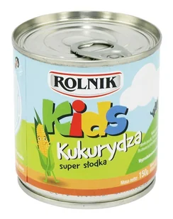 Rolnik Kids Kukurydza super słodka 212 ml - Pasztet i przetwory mięsne - miniaturka - grafika 1