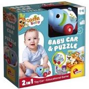 Zabawki interaktywne dla dzieci - Carotina baby Słoń Samochodzik i puzzle 102280 LISCIANI - miniaturka - grafika 1