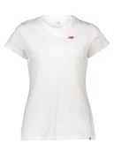 Koszulki i topy damskie - New Balance Koszulka w kolorze białym - miniaturka - grafika 1