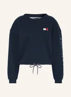 Bluzy damskie - Tommy Hilfiger Bluza Nierozpinana blau - TOMMY HILFIGER - miniaturka - grafika 1