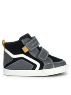 Buty dla chłopców - Geox Sneakersy B Kilwi Boy B36A7E 022ME C0017 M Czarny - miniaturka - grafika 1