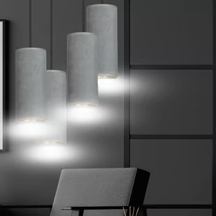 Emibig Bente lampa wisząca 4-punktowa szara 1060/4PREM 1060/4PREM - Lampy sufitowe - miniaturka - grafika 4