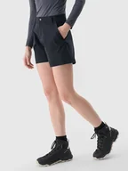 Spodnie sportowe damskie - 4F Szorty kolarskie w kolorze czarnym - miniaturka - grafika 1