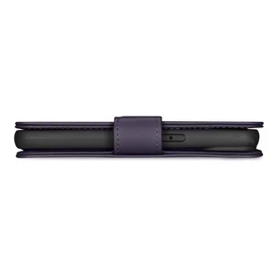 iCarer Wallet Case 2in1 etui iPhone 14 skórzany pokrowiec z klapką Anti-RFID ciemnofioletowy (WMI14220725-DP) - Etui i futerały do telefonów - miniaturka - grafika 4