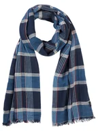 Apaszki i szaliki męskie - Camel Active Szal w kolorze niebiesko-czerwonym - miniaturka - grafika 1