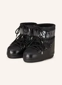Buty dla dziewczynek - Moon Boot Moon Boots Icon Low Glance schwarz - MOON BOOT - miniaturka - grafika 1