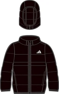 adidas Uniseks - niemowlęta SYNTHETIC DOWN JACKET, black/black/black, 6-9 Months - Kurtki i płaszcze dla chłopców - miniaturka - grafika 1