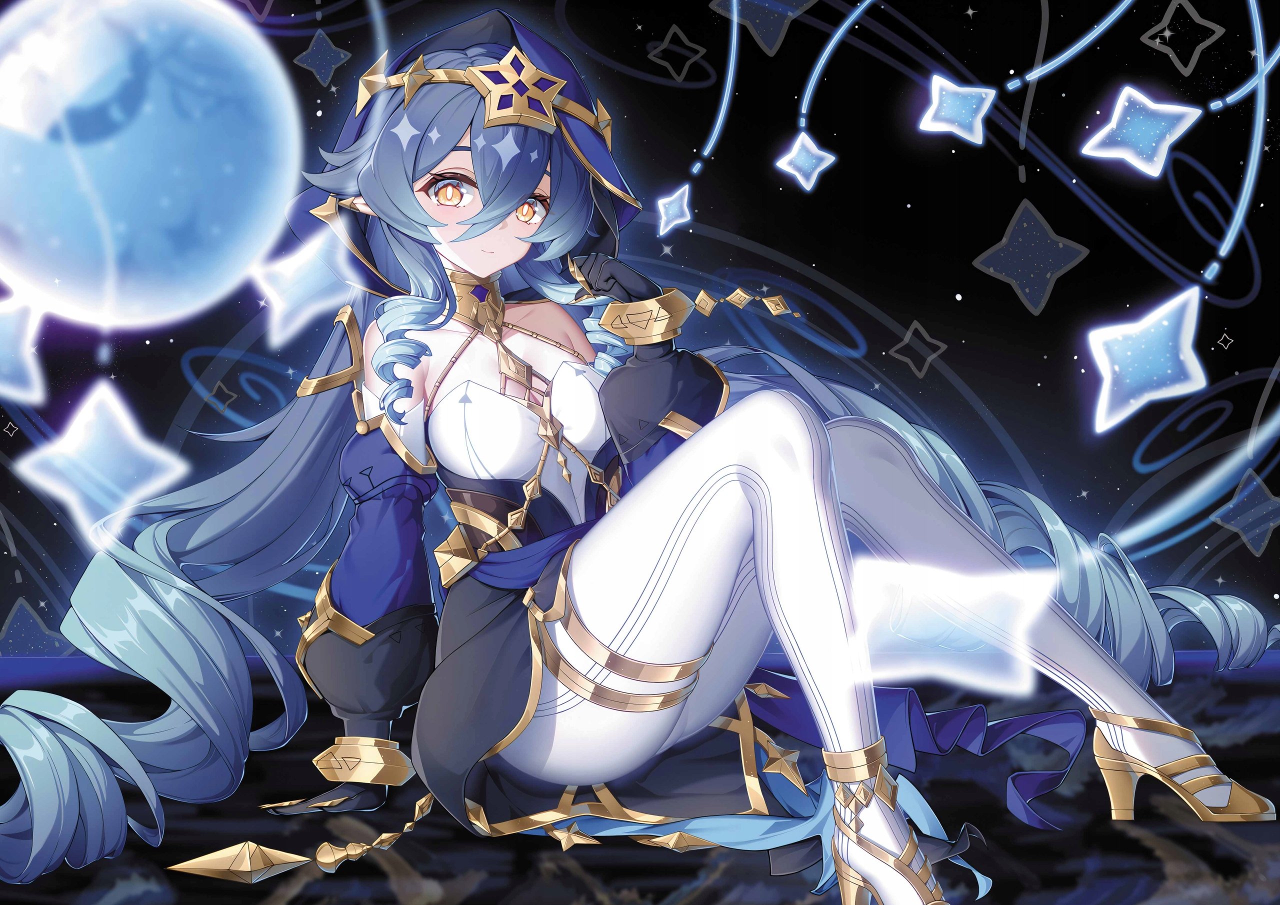 Plakat A1 Genshin Impact Anime Gra Layla