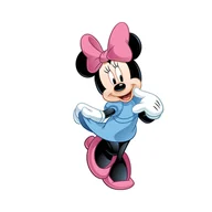 Naklejki na ścianę - Naklejka Dekoracyjna Myszka Minnie Rmk1509Gm - miniaturka - grafika 1
