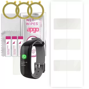 3x Folia hydrożelowa MATOWA do Garett Fit 11 - apgo Smartwatch Hydrogel MATTE Protection Ochrona na ekran smartwatcha - Akcesoria do smartwatchy - miniaturka - grafika 1