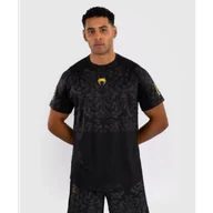 Kimona, stroje i obuwie - Venum x Ilia Topuria Unmatched Koszulka Techniczna Treningowa Dry Tech Black/Gold - miniaturka - grafika 1