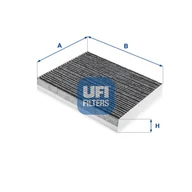 Filtry kabinowe - Filtr, wentylacja przestrzeni pasażerskiej UFI Filtry 54.289.00 - miniaturka - grafika 1