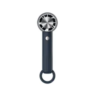 Wentylatory - Leziter Rico przenośny wentylator USB 5 W 2000 mAh czarny - miniaturka - grafika 1