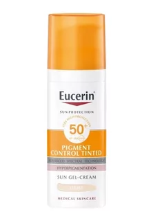 Eucerin Pigment Control SPF50+ Fluid ochronny przeciw przebarwieniom koloryzujący 50ml - Kremy do twarzy - miniaturka - grafika 1