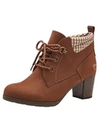 Botki damskie - MARCO TOZZI Damskie sztyblety Lace Boot Heel 2-25180-41, Rowek, 41 EU - miniaturka - grafika 1