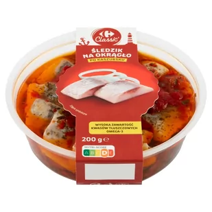 Carrefour Classic Śledzik na okrągło po kaszubsku 200 g - Konserwy i dania rybne - miniaturka - grafika 1