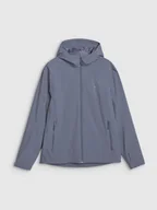 Kurtki i kamizelki sportowe męskie - 4F Kurtka przejściowa membrana 5000 męska - granatowa 3XL - miniaturka - grafika 1