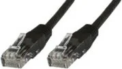 Kable miedziane - MicroConnect RJ-45/RJ-45 kat.6 5m Czarny UTP605S - miniaturka - grafika 1