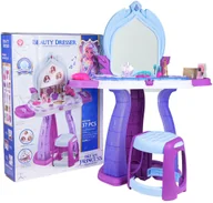 Zabawki kreatywne - Toaletka z Funkcją Świateł i Dźwięku + Akcesoria - miniaturka - grafika 1