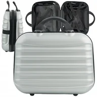 Walizki - KUFEREK PODRÓŻNY 11 L ABS TWARDY PODRĘCZNY POJEMNY do SAMOLOTU KOSMETYCZKA - miniaturka - grafika 1