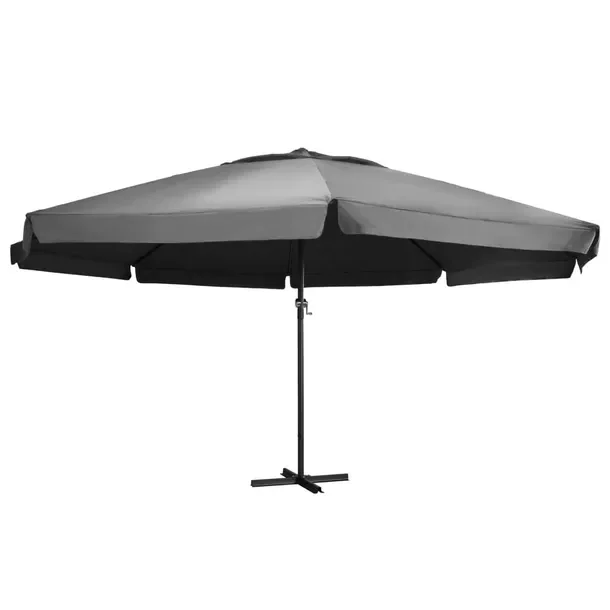 Parasol ogrodowy 600x385cm antracytowy