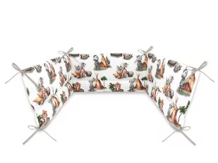 Ochraniacz do łóżeczka 210x30 cm BAWEŁNA 100% TIPI - Ochraniacze do łóżeczka - miniaturka - grafika 1
