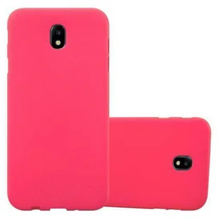 Etui Pokrowiec Do Samsung Galaxy J5 2017 Obudowa w FROST CZERWONY TPU Silikon Case Cover Ochronny Plecki Cadorabo - Etui i futerały do telefonów - miniaturka - grafika 1