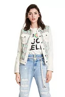 Kurtki damskie - Desigual Kurtka damska 20SWEN07100136, biała, 44 - miniaturka - grafika 1