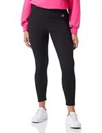 Legginsy - Champion Legginsy damskie, czarny, XL - miniaturka - grafika 1