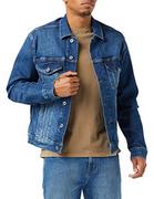 Kurtki męskie - Pepe Jeans Pinner męska kurtka dżinsowa, Niebieski (Denim-HP2), XS - miniaturka - grafika 1