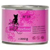 Mokra karma dla kotów - Catz Finefood N.19 Jagnięcina i Bawół puszka 200g / 4260101762283 - miniaturka - grafika 1