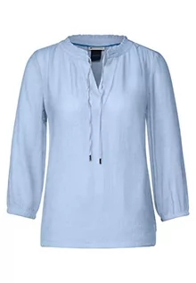 Bluzki damskie - Street One Damska bluzka tunika, Oryginalny niebieski, 42 - grafika 1