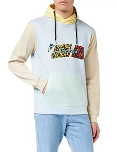 SoulStar Męska bluza z kapturem Softplay, Niebieski (niebieski B6c4d1), M - Bluzy męskie - miniaturka - grafika 1