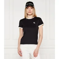Koszulki i topy damskie - Karl Lagerfeld T-shirt ikon patch Slim Fit - miniaturka - grafika 1