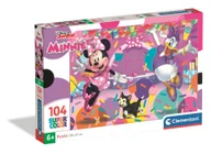Puzzle - Puzzle 104 elementów. Super kolor. Minnie - miniaturka - grafika 1
