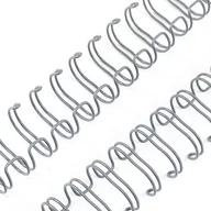 Okładki do laminatorów i bindownic - GRZBIET DRUTOWY do bindowania 5/8" szary - miniaturka - grafika 1