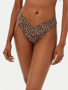 MICHAEL Michael Kors Dół od bikini MM54114 Beżowy - Stroje kąpielowe - miniaturka - grafika 1