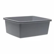 Inne artykuły do sprzątania - Miska West prostokąt 12 l jasny popiel - miniaturka - grafika 1