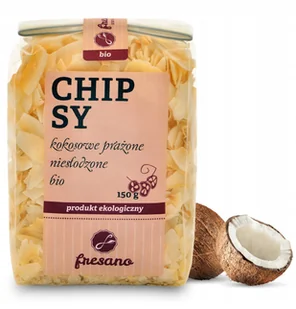 Fresano Chipsy Kokosowe 150G - Owoce świeże i suszone - miniaturka - grafika 1