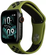 Akcesoria do smartwatchy - Pasek Beline Sport Silicone do Apple Watch Series 1/2/3/4/5/6/7/8/SE/SE2 38-41 mm Zielono-Czarny (5904422919870) - miniaturka - grafika 1