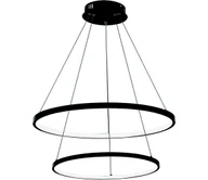 Lampy sufitowe - LED Żyrandol na lince LED/37W/230V 3000K czarny - miniaturka - grafika 1