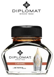 Atrament do piór wiecznych DIPLOMAT, w kałamarzu, 30 ml, karmelowy - Naboje i atramenty - miniaturka - grafika 1