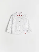 Bluzki dla niemowląt - Reserved - Koszula z muchą - biały - miniaturka - grafika 1