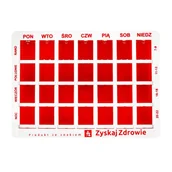 Akcesoria dla osób starszych i niepełnosprawnych - ZYSKAJ ZDROWIE Kasetka do dawkowania leków tygodniowa, 1 szt. - miniaturka - grafika 1