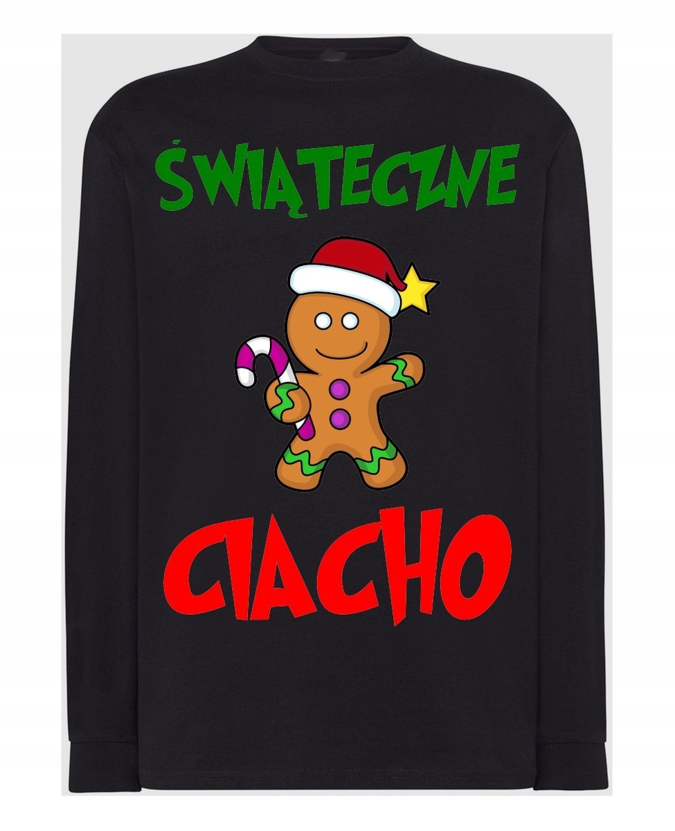 Longsleeve męski Świąteczne Ciacho Idealny Prezent Święta r.XS