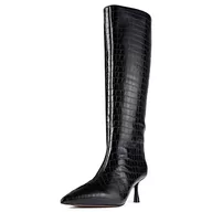 Body - L37 HANDMADE SHOES Damskie body Told ME Knee High Boot, czarne, 40 EU - miniaturka - grafika 1