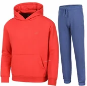 Dresy męskie - 4F OCIEPLANY CHĹOPIÄCY DRES KOMPLET BLUZA KANGURKA SPODNIE / rozm 158 - miniaturka - grafika 1