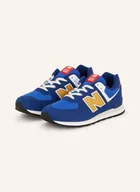 Sneakersy damskie - New Balance Sneakersy 574 blau - miniaturka - grafika 1
