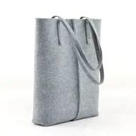 Torebki damskie - Duża Torebka - Totalnie Minimalistyczna -Wysoka - miniaturka - grafika 1